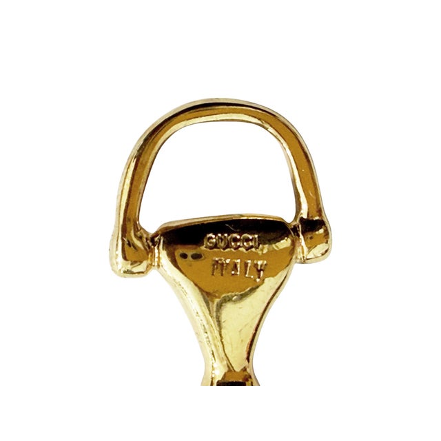Gucci Vintage Set of 12 Gucci Gold-Plated Coffee or Demitasse /Coffee Spoons Horsebit Style Handles, For Sale - Image 4 of 10