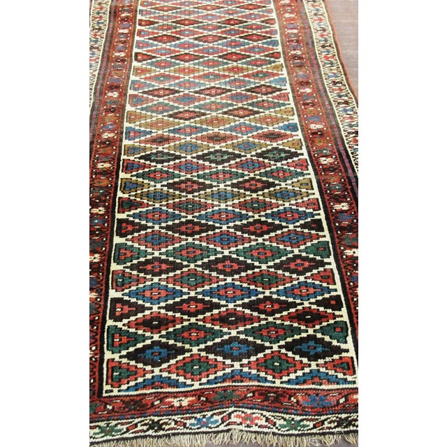Brown Antique Northwest, Kurdish Rug,,3'2" X 6'6" For Sale - Image 8 of 10