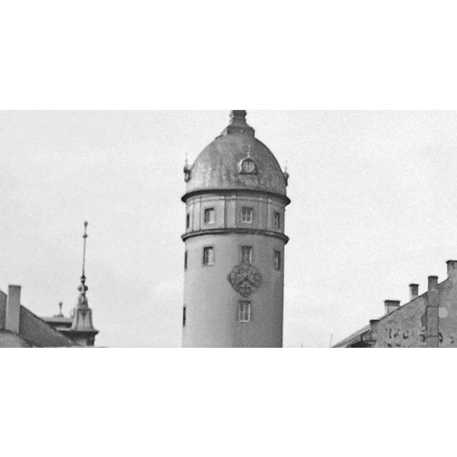 Traditional Market Square with Monument of Louis IV, Darmstadt, Germany, 1938, Printed 2021 For Sale - Image 3 of 5