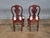 1990s Pair of Kindel Winterthur Collection Mahogany Clawfoot Dinning Arm Chairs Silk For Sale - Image 5 of 11