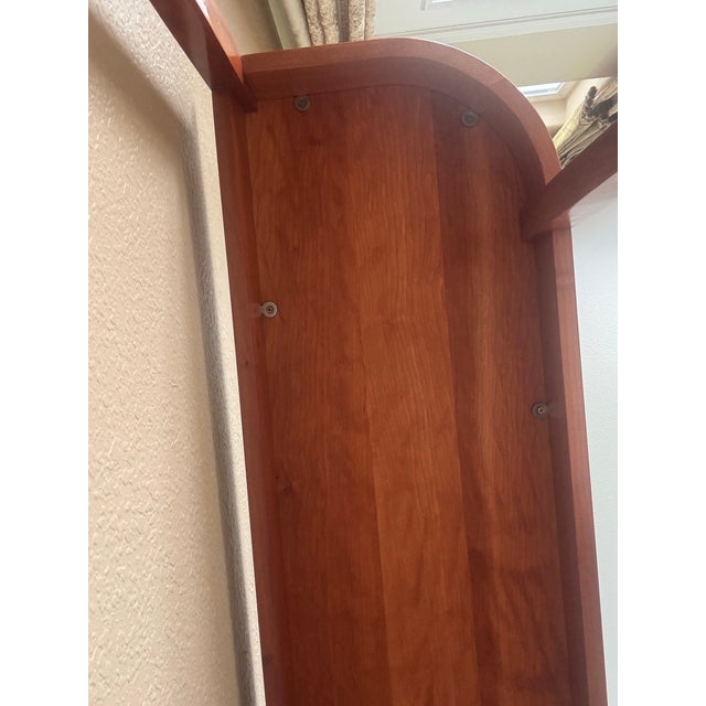 Cherrywood Demilune Console For Sale - Image 11 of 12