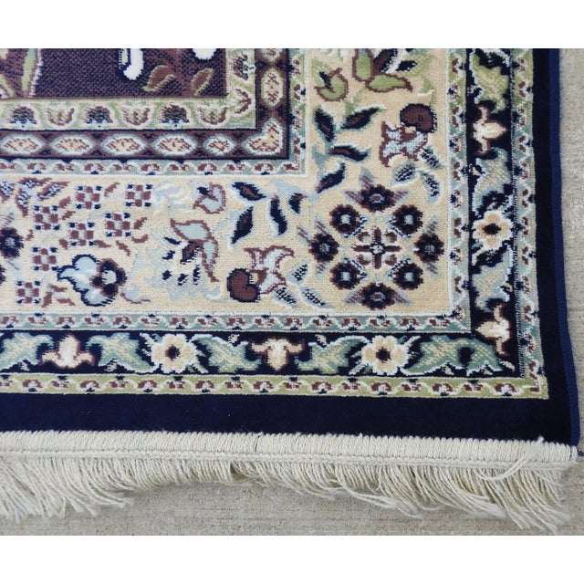 Silk Tapestry Rug From Mid-20th Century For Sale - Image 10 of 11