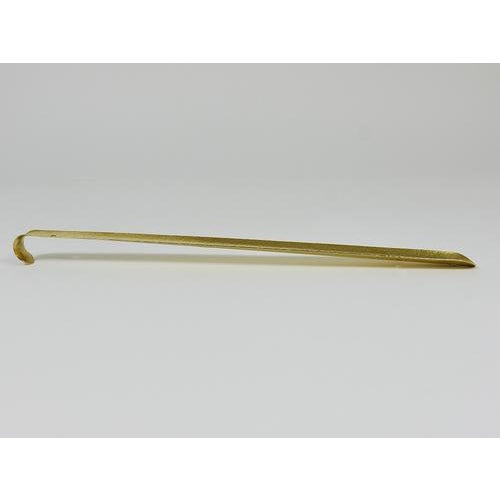Hammer-Blown Brass Shoehorn by Carl Auböck, Austria For Sale - Image 16 of 18