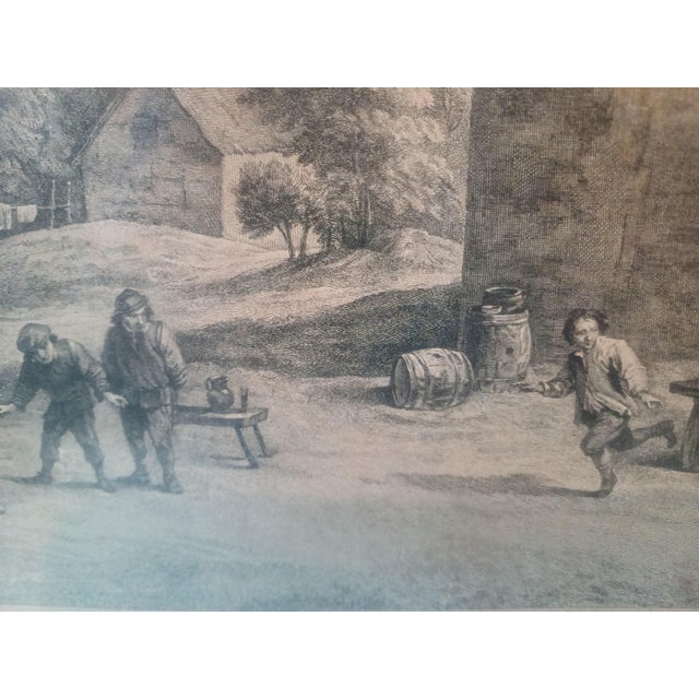 Jp Le Bas, Game of Boules, 1742, Engraving For Sale - Image 15 of 18
