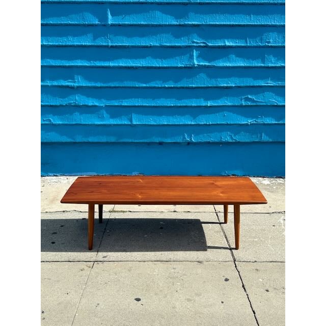 Vintage Kristiansen Thomassen Teak Low Coffee Table For Sale - Image 10 of 12