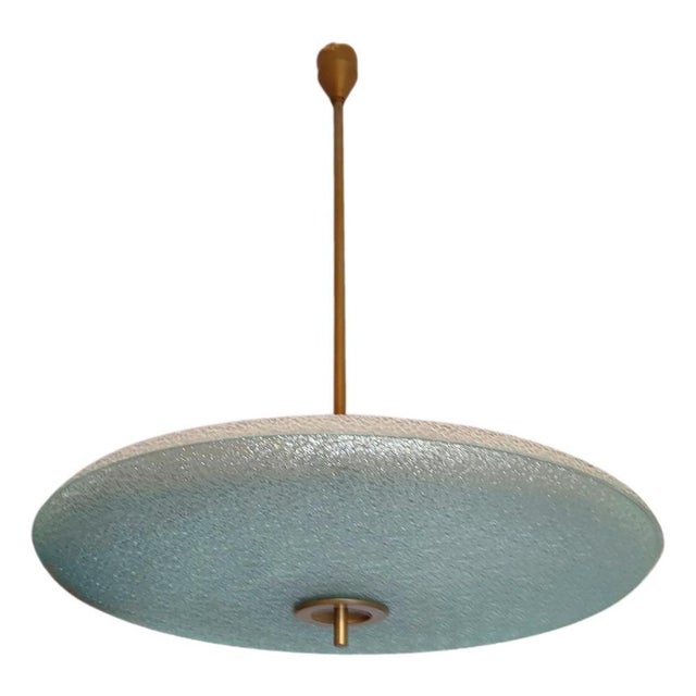 Metal 2313 Chandelier by Max Ingrand for Fontana Arte For Sale - Image 7 of 8