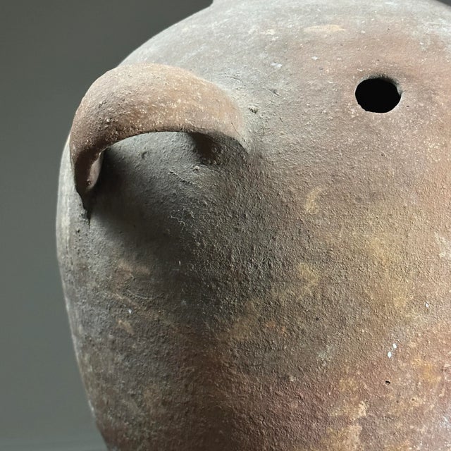 Large Antique Patinated Terracotta Olive Jar For Sale In Philadelphia - Image 6 of 11