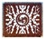 Steel Torch Cutout Panel With Flame and Phoenix Design For Sale