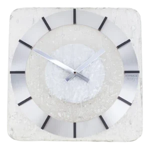 Space Age German Acrylic Wall Clock by Kienzle Design, 1970s