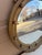 Gold American Federal Giltwood Eagle Bullseye Convex Mirror For Sale - Image 8 of 15