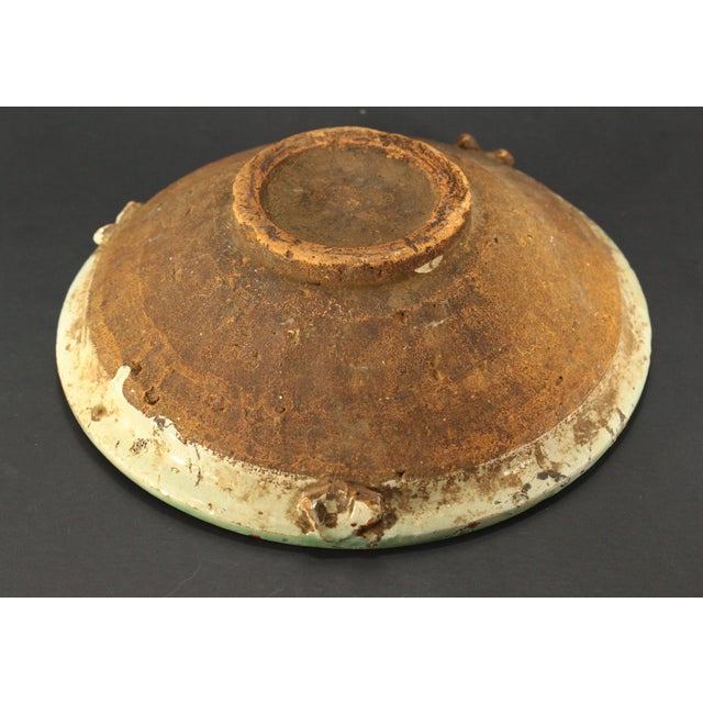 19th / 20th C Glazed Earthenware Bowl With Bull, Cuzco Pottery School 1 For Sale - Image 11 of 15