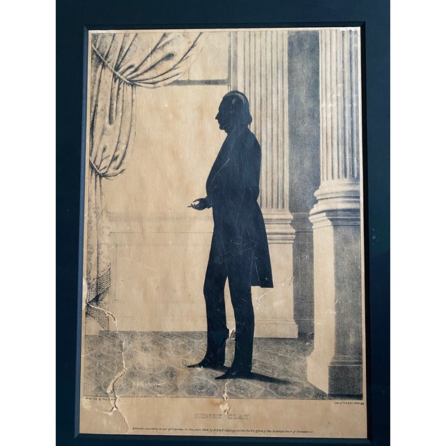 Pair of Large Antique Silhouettes of Gentlemen For Sale In New York - Image 6 of 10