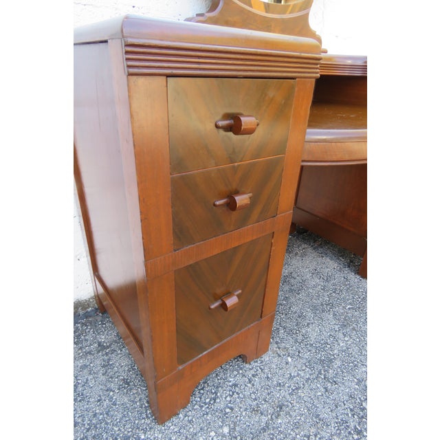 1920s Art Deco Vanity Makeup Table 6157 For Sale - Image 11 of 17
