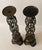 Japanese 1940s Japanese Bronze Candle Stands/Holders a Pair For Sale - Image 3 of 7
