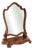 Antique Victorian Burr Walnut Vanity Mirror, 1860 For Sale