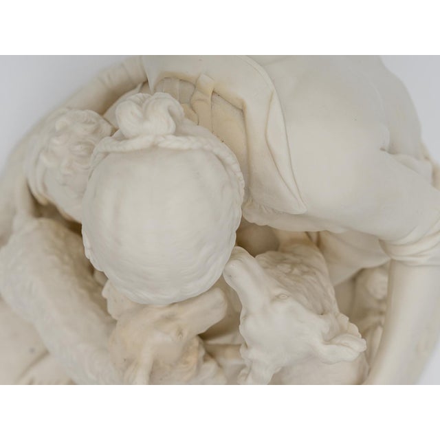 English Bisque Parian Ware Sculpture Figures With Hunting Dogs For Sale In West Palm - Image 6 of 13