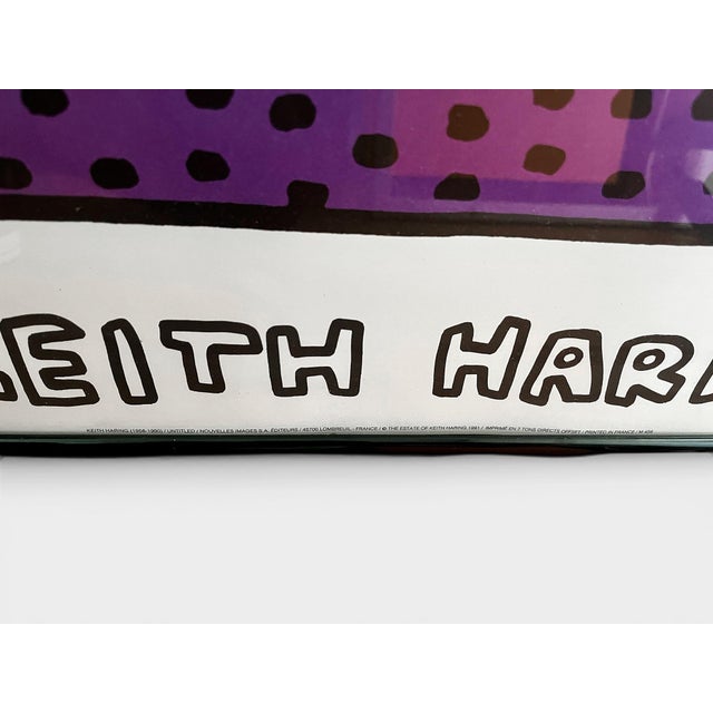 Iconic lithograph "The Dance" by Keith Haring for Nouvelles Images, 1991. This piece has an attribution mark, I am sure...