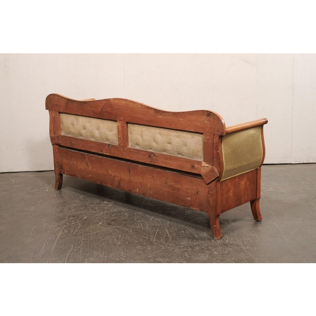 Mid 19th Century Swedish Biedermeier Curly Birch Sofa For Sale In Atlanta - Image 6 of 10