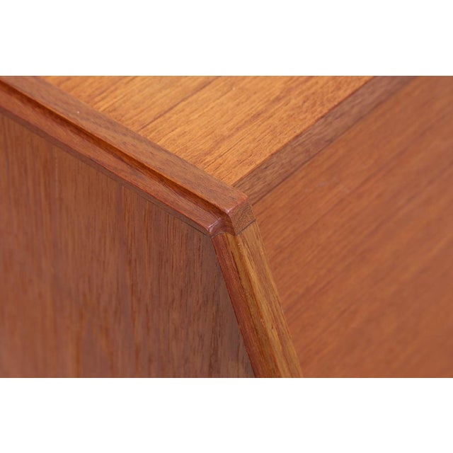 Brown Vintage Danish Secretaire in Teak from Dyrlund For Sale - Image 8 of 18