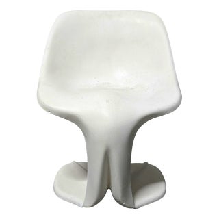 Vintage Saddle Chair by Jean Dudon, 1971 For Sale