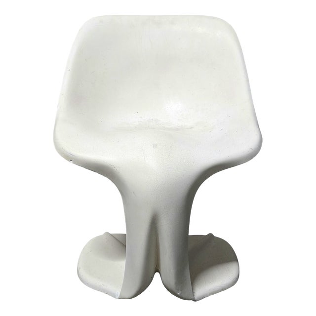 Vintage Saddle Chair by Jean Dudon, 1971 For Sale