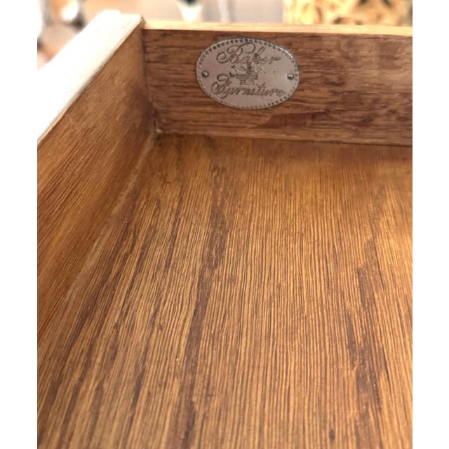 Neoclassical Single Drawer Table by Baker Furniture - Original Condition - 1955 Creator: Baker Furniture Company...