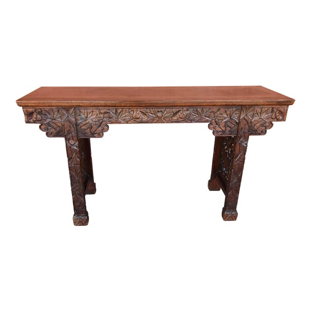 Chinese Carved Altar Table Chairish