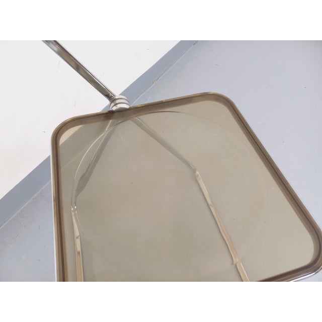 Vintage Plia Folding Chair in Chrome and Smoked Acrylic Glass by Giancarlo Piretti for Castelli, 1970s For Sale - Image 11 of 15