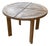 Round Elm Table from Maison Regain, 1970s For Sale