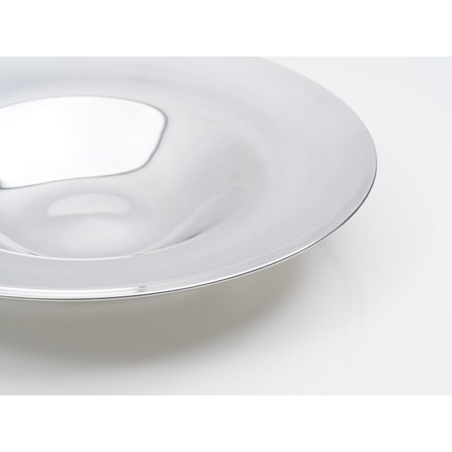 Metal Afra & Tobia Scarpa 999 Pure Silver "ATS Bowl" for San Lorenzo, 1992 For Sale - Image 7 of 10