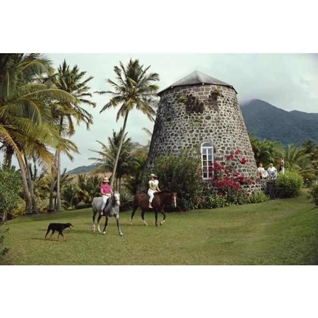 Slim Aarons, Saint Kitts and Nevis, Estate Stamped Photographic Print, 1984 / 2020s For Sale