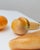 Yellow Mid-Century Handmade Alabaster Fruits, Italy, 1970s, Set of 4 For Sale - Image 8 of 11