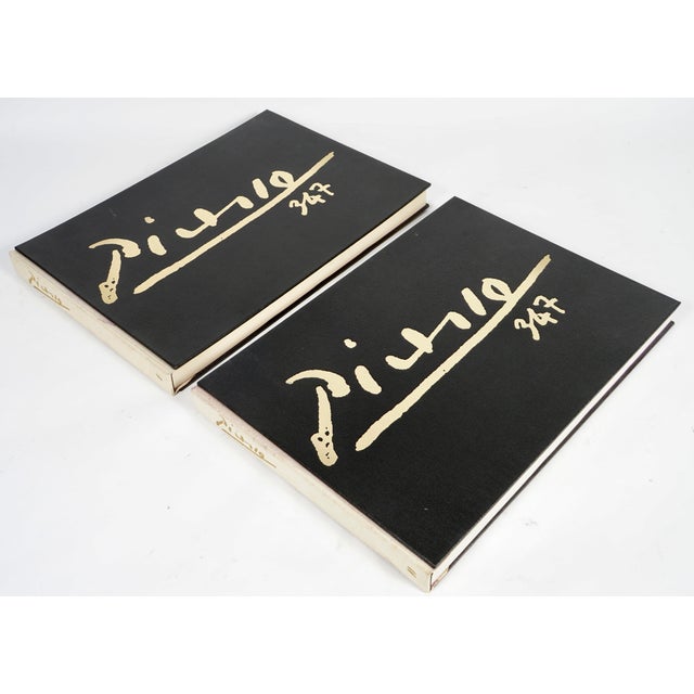 Black Vintage Two-Volume Books Picasso 347 For Sale - Image 8 of 8