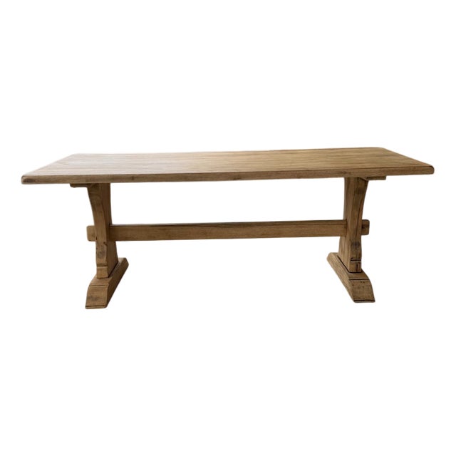 Beech Monastery Table, 1960s For Sale