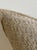 Custom linen and jute blend accent pillow with down insert Color: natural A medium flax natural colored nubby textured,...