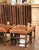 Set of 10 Louis XIII Style Walnut and Leather Dining Room Chairs For Sale - Image 13 of 13