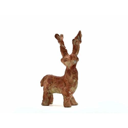 Sirio Pellegrini, Modern Deers Sculpture, 1960s, Terracotta, Set of 7 For Sale - Image 4 of 6