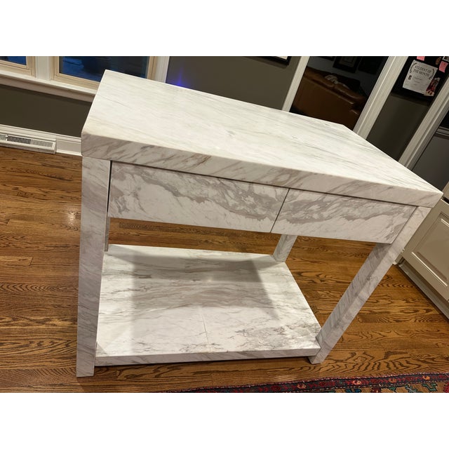 2020s Cb2 Marble Slab Island For Sale - Image 5 of 10