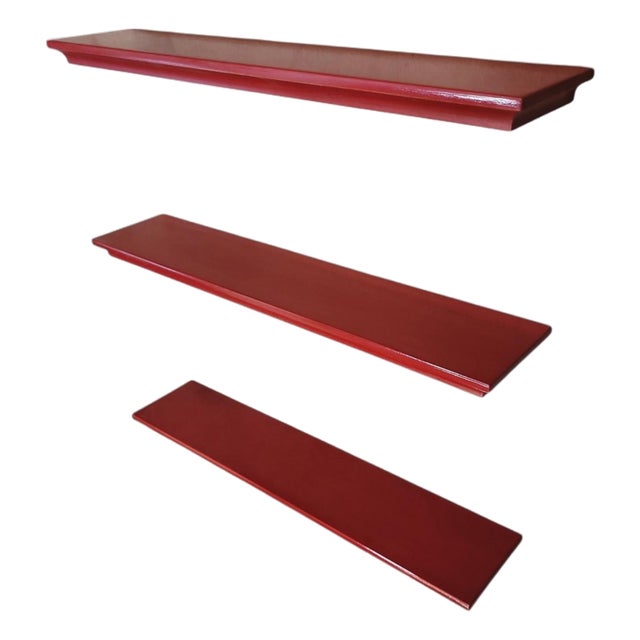 Flag Red Minimal Shelve Set For Sale