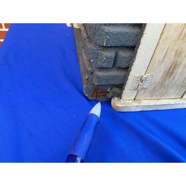 Antique Wood Victorian Doll House With Working Glass Windows For Sale - Image 6 of 18