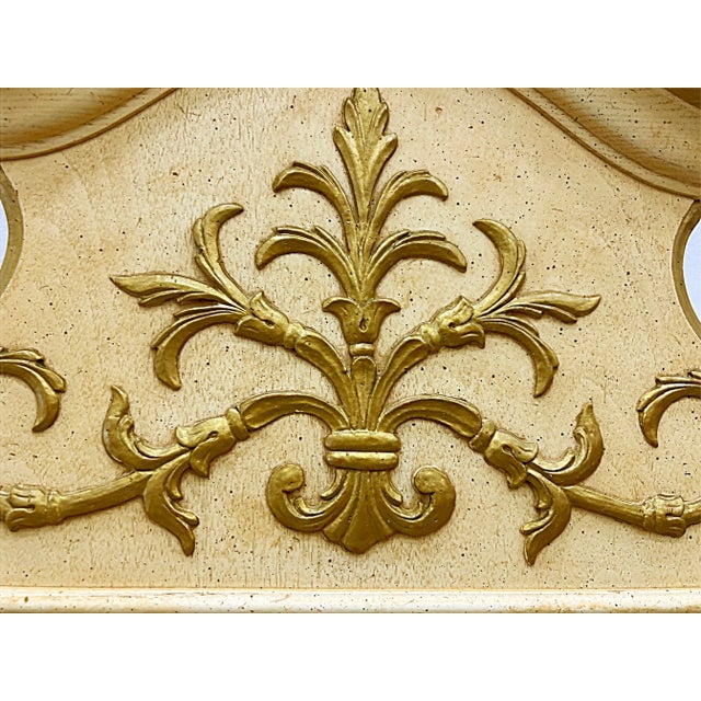 1960s French Neoclassical Style Wood Mirrors, 1960s American Made-A Pair For Sale - Image 5 of 9