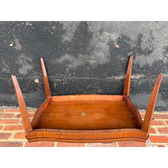 Early 20th Century Federal-Style Inlaid Mahogany Coffee Table For Sale - Image 14 of 16