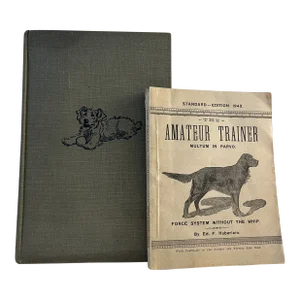 1930s Vintage Dogs Bunch Book Amateur Trainer Books Set of 2