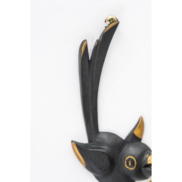 1950s Bird Keyhanger by Walter Bosse, Vienna, 1950s For Sale - Image 5 of 6