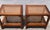 Pair Vintage Mid Century Cane & Glass Side/End Tables For Sale - Image 4 of 18