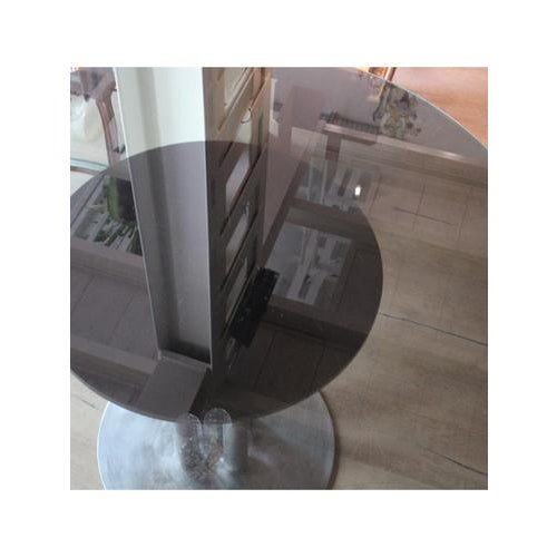 Type Eclissi Table Date 1970-79 Style Space Age Origin Italy Materials Chromed steel, Smoked glass Model Round with stem...