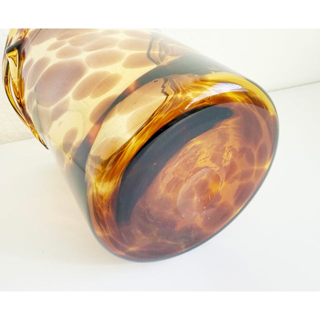 1950s Christian Dior Empoli Tortoise Glass Bottle Chiller For Sale - Image 11 of 11