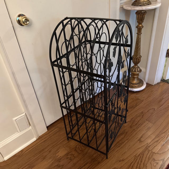 Late 20th Century Iron Wine Cage For Sale - Image 4 of 6