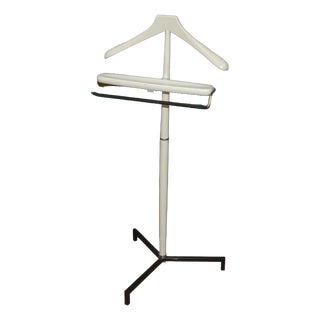 White Wooden Tripod Valet Stand For Sale