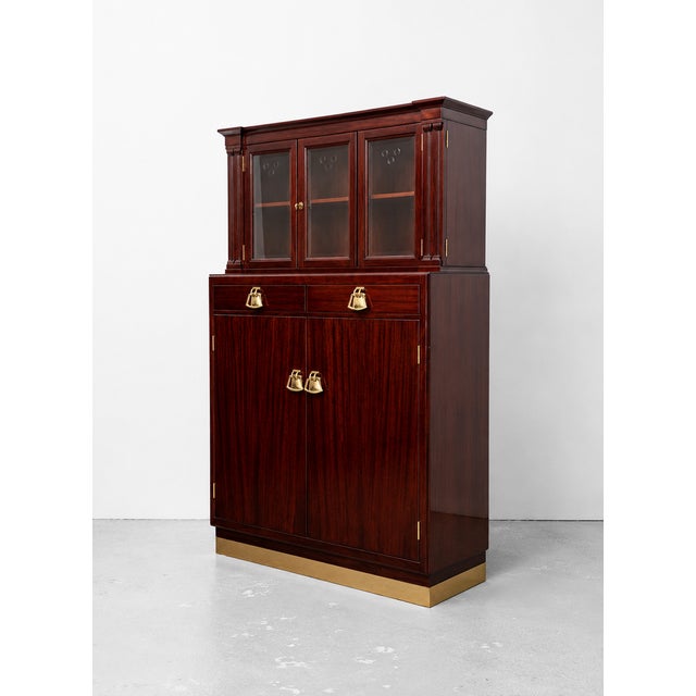 Object: Art Nouveau pillar cabinet Design & execution: Unknown Wiener Werkstätte (circa 1905) Dimensions in cm (H x W x...